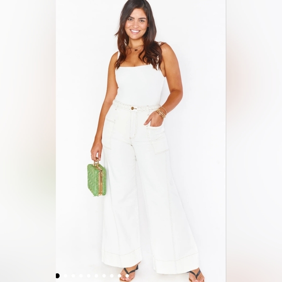 NWOT Show Me Your Mumu Santa Cruz Wide Leg - Picture 2 of 6